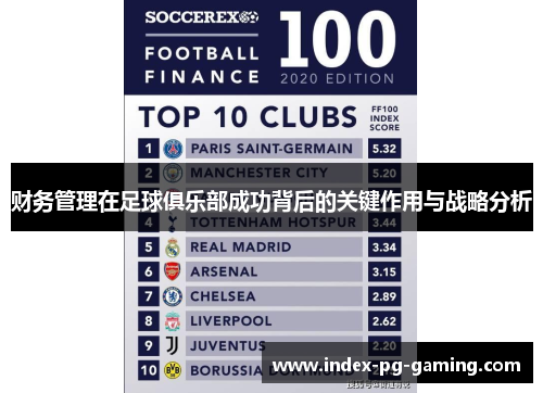 财务管理在足球俱乐部成功背后的关键作用与战略分析 财务管理在足球俱乐部成功背后的关键作用与战略分析