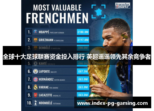 全球十大足球联赛资金投入排行 英超遥遥领先其余竞争者