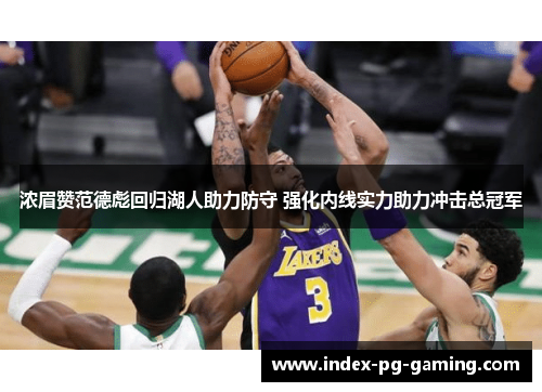 浓眉赞范德彪回归湖人助力防守 强化内线实力助力冲击总冠军